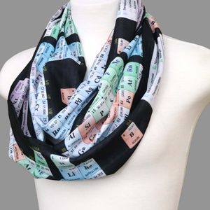Periodic table infinity scarf chemistry pharmacist